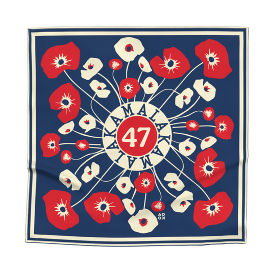 Kamala Harris Bandana - "47"