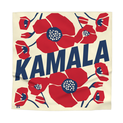 Kamala Harris Bandana - Big Poppies