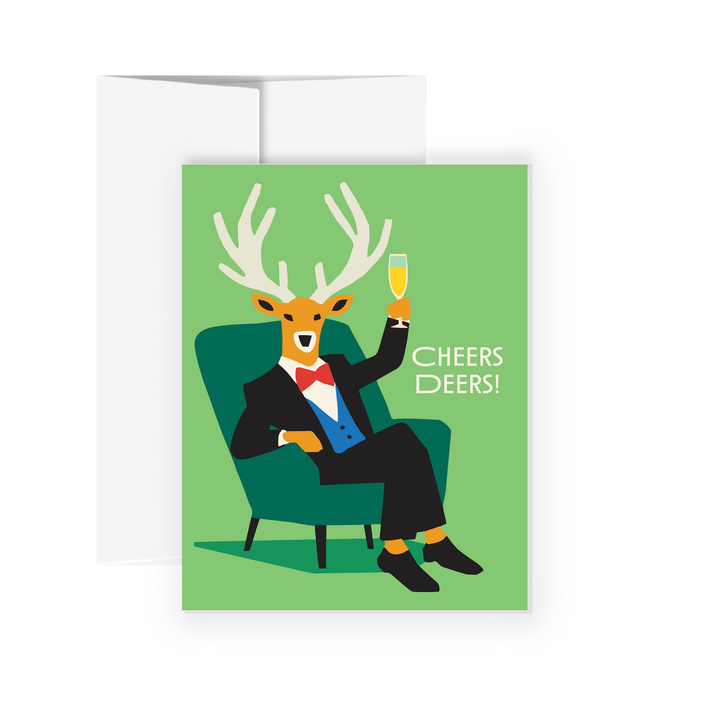 Holiday Card - Cheers Deers!