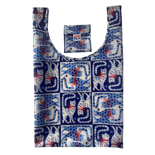 Reusable Bag - Cat Print