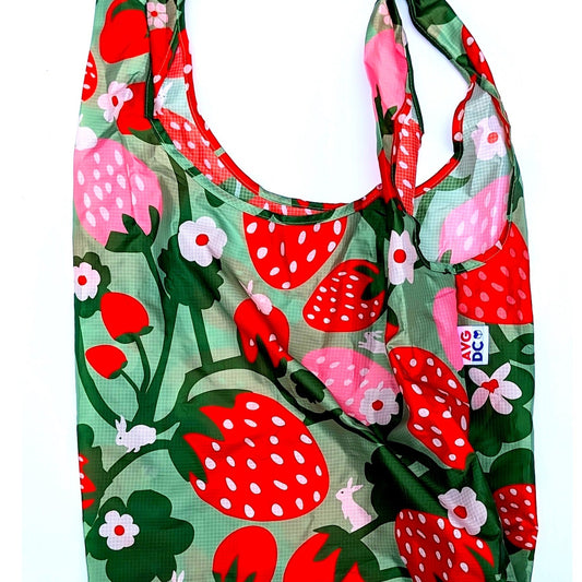 Reusable Bag - Strawberry Garden