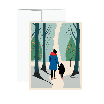 Holiday Card - Winter Walk 1