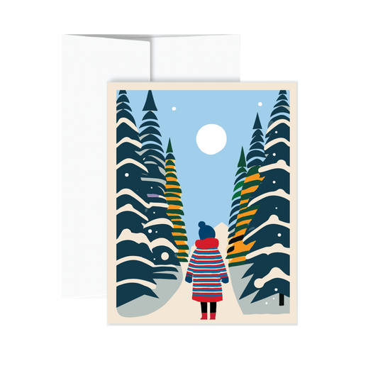 Holiday Card - Winter Walk 1