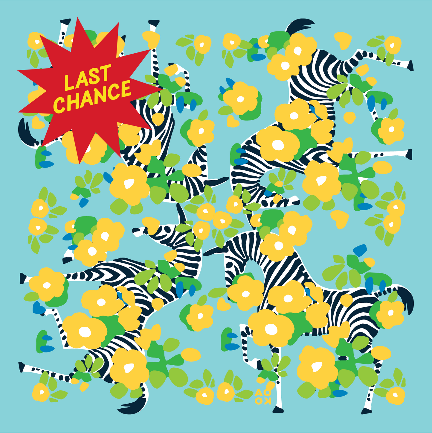 Bandana - The Zebras of Prince George's County (Blue)