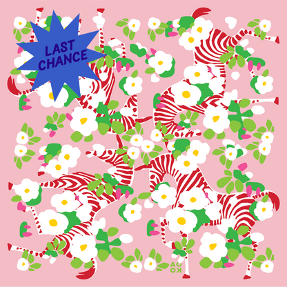 Bandana - The Zebras of Prince George's County (Pink)