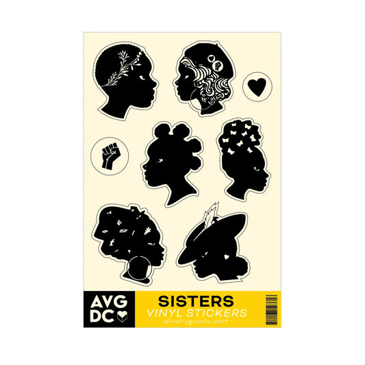 Sticker Sheet - Sisters