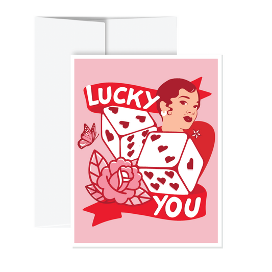 Greeting Card - Lucky You