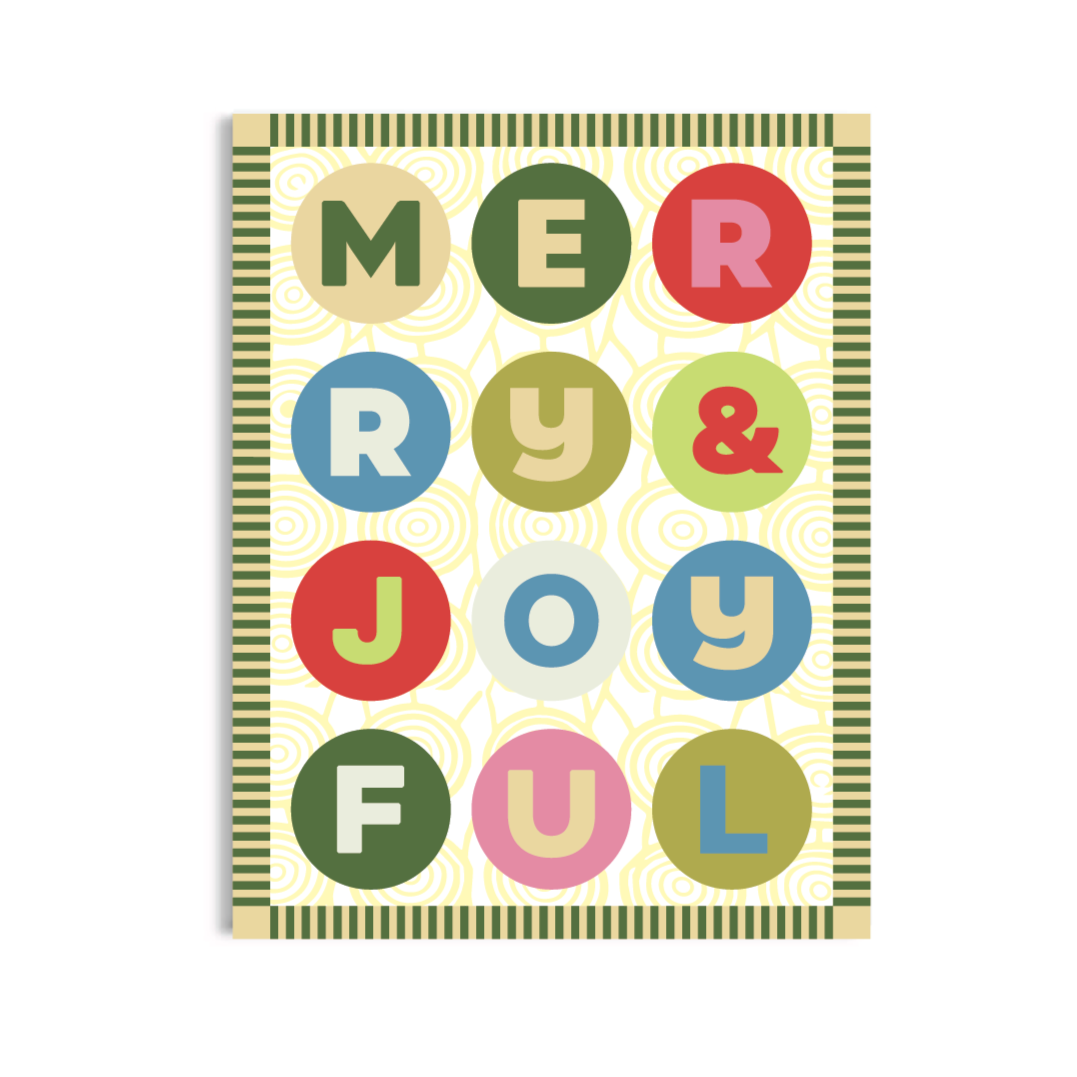 Holiday Card - Merry & Joyful