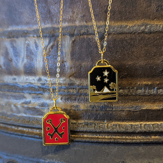 Necklace - Authority/Wisdom (Double sided charm)