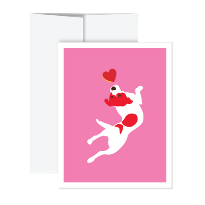 Greeting Card - Puppy Love