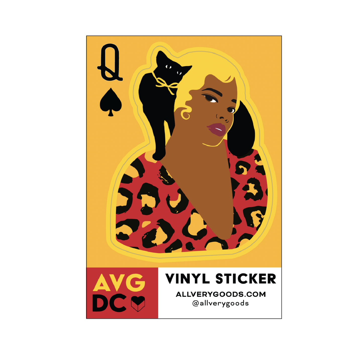 Sticker - Queen of Spades