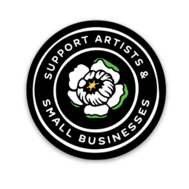 Support Artists & Small Businesses Sticker