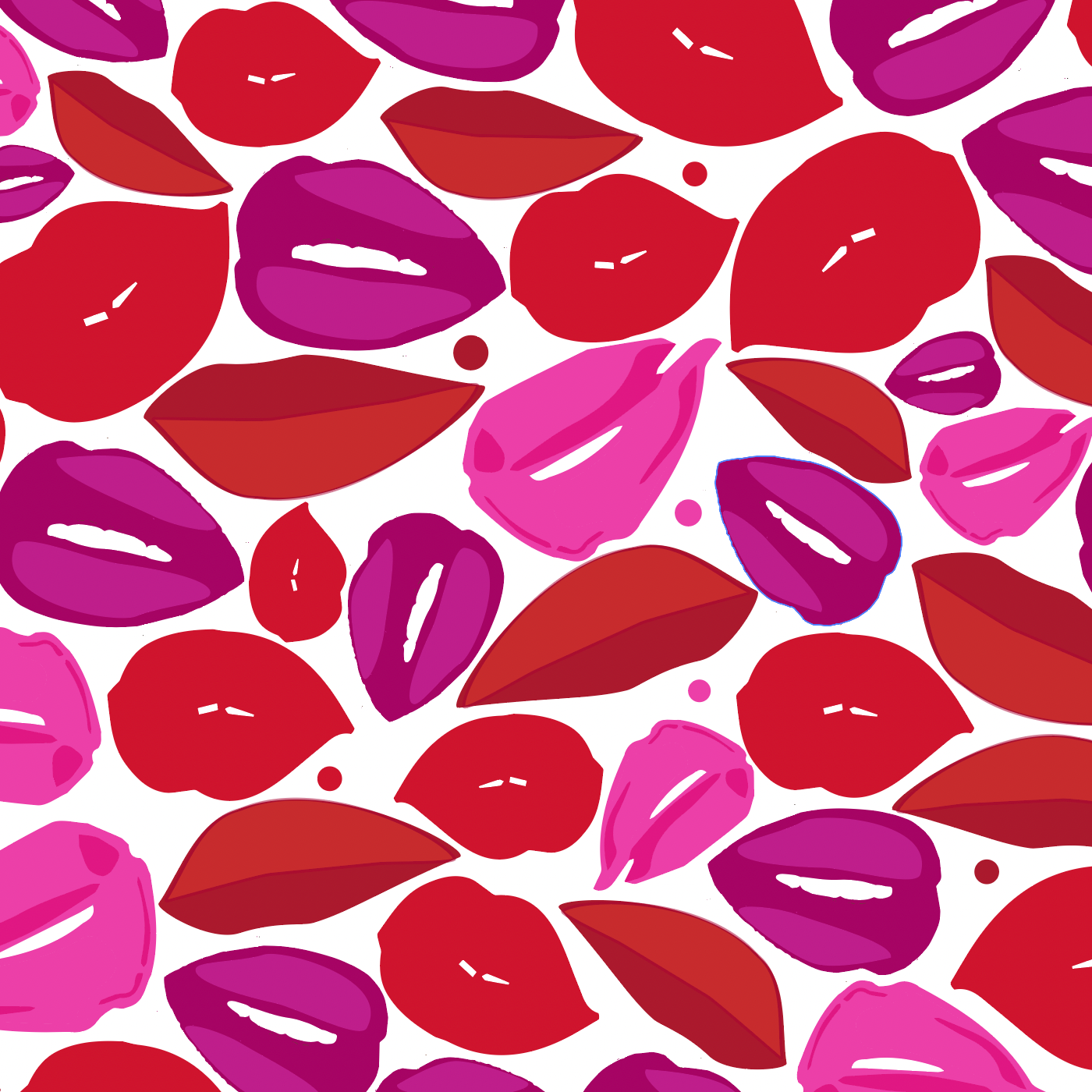 Wrapping Paper - Lips